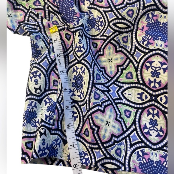 Talbots Geometric Floral Pattern Women’s Shorts Size 16 - Picture 7 of 11